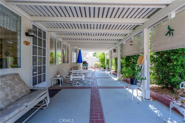 view of patio