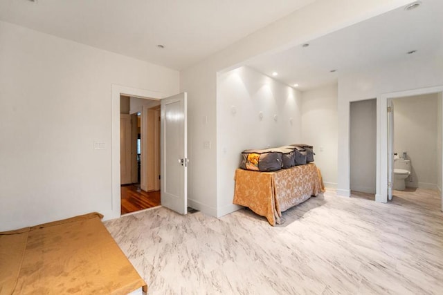 living area featuring light hardwood / wood-style floors