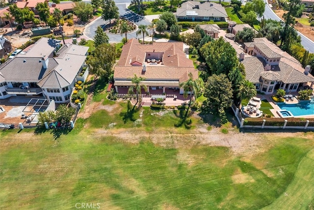 bird's eye view featuring a residential view