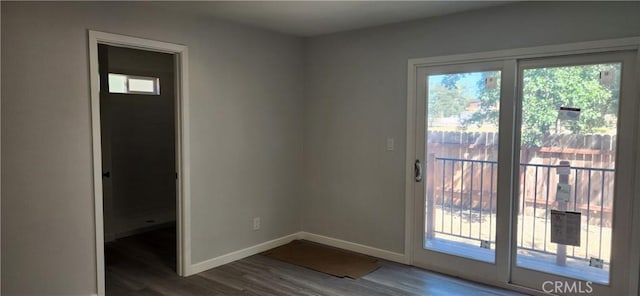 3590 Redwood St, Clearlake, CA 95422 - doorway to outside featuring wood finished floors and healthy amount of natural light