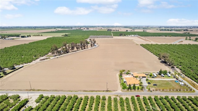 bird's eye view featuring a rural view