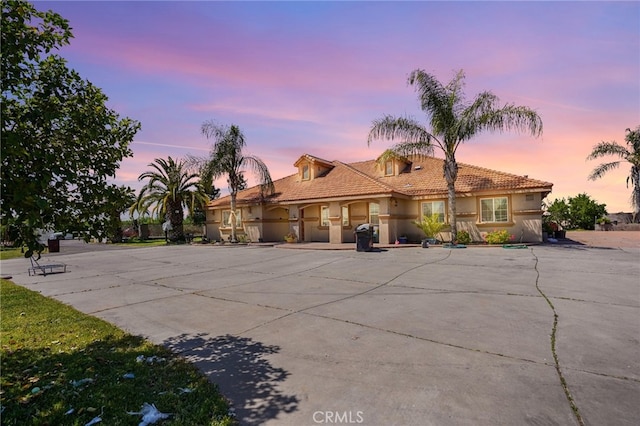 view of mediterranean / spanish home