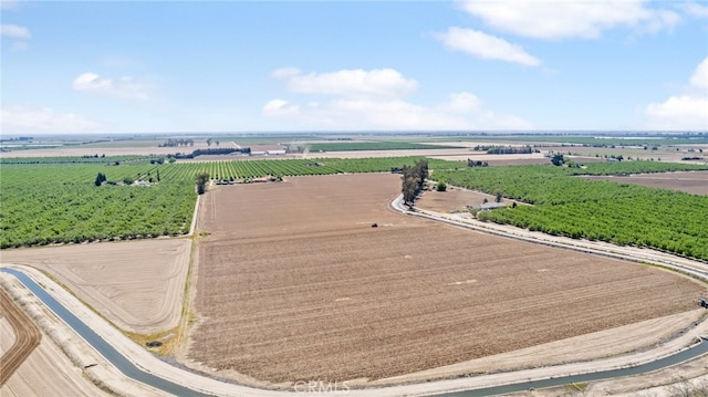 aerial view featuring a rural view