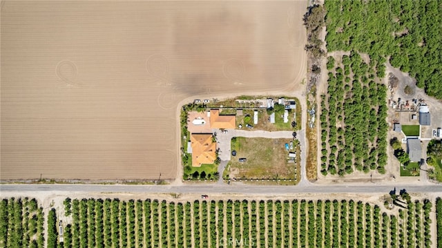 drone / aerial view featuring a rural view