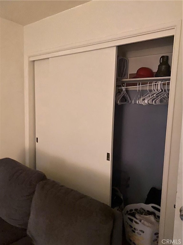 view of closet