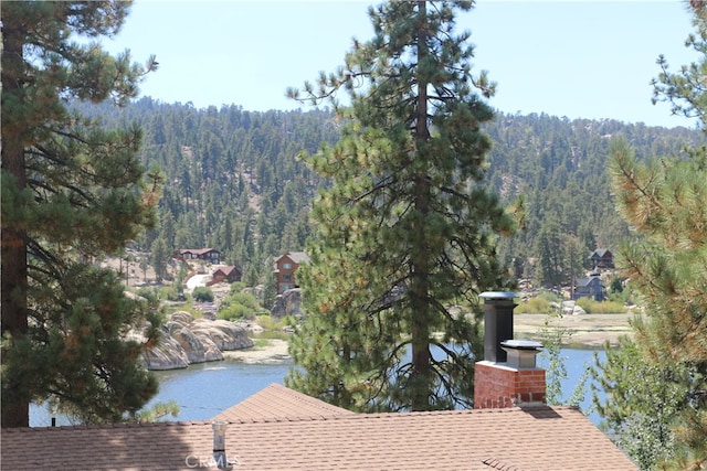 view of water feature