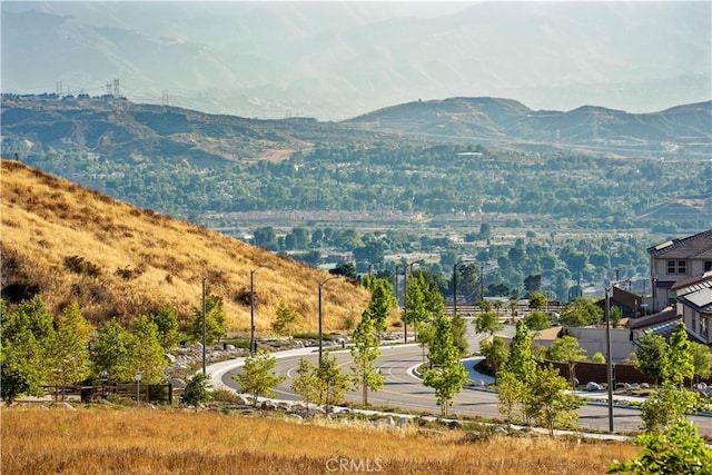 view of mountain feature