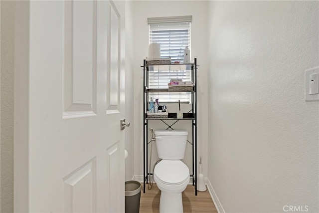 bathroom featuring hardwood / wood-style flooring