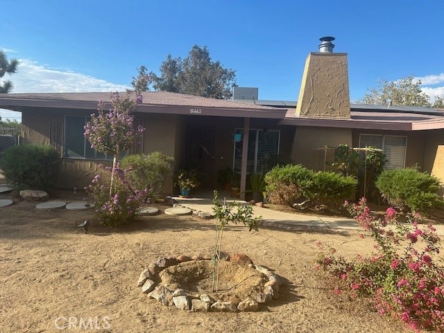 view of rear view of property