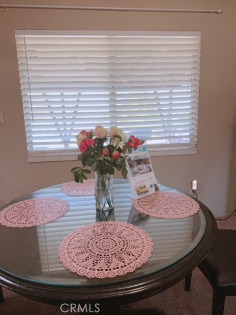 view of dining area