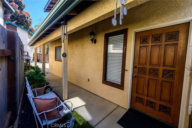 view of entrance to property