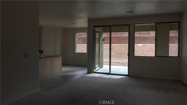 56925 Hidden Gold Ct, Yucca Valley, CA 92284 - spare room featuring carpet flooring and baseboards