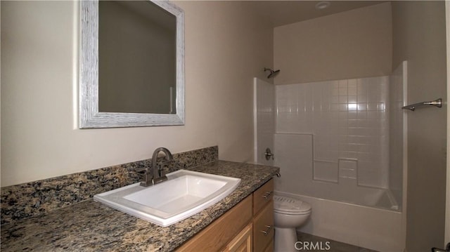 56925 Hidden Gold Ct, Yucca Valley, CA 92284 - full bath featuring vanity and shower / bathtub combination