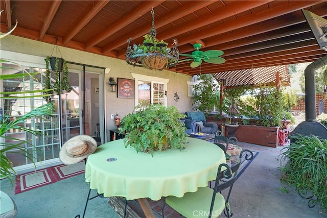 view of patio