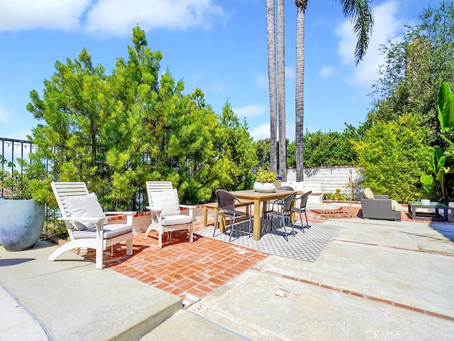 view of patio