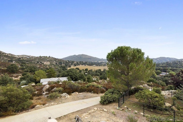 property view of mountains