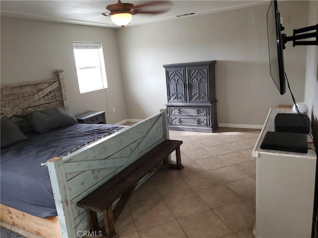 11710 Paskenta Rd, Red Bluff, CA 96080 - bedroom featuring visible vents, tile patterned flooring, and baseboards