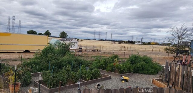 11710 Paskenta Rd, Red Bluff, CA 96080 - view of yard with fence and a vegetable garden