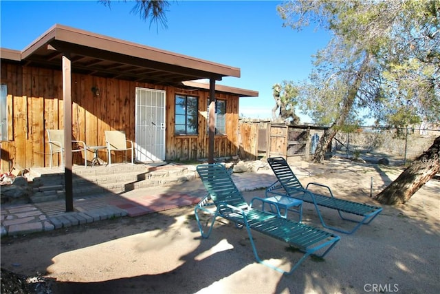 exterior space featuring a patio area