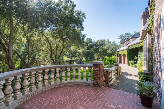 view of patio