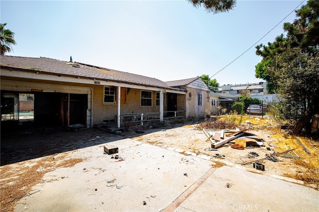 view of back of house