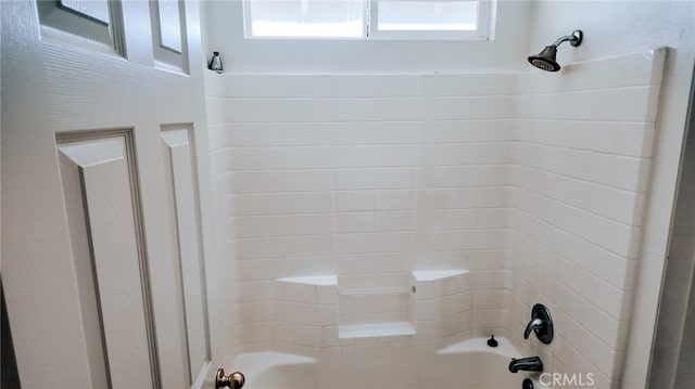 bathroom featuring shower / bathtub combination