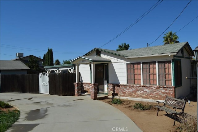 view of front of house