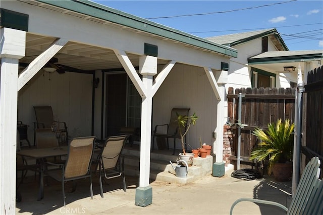 view of patio / terrace