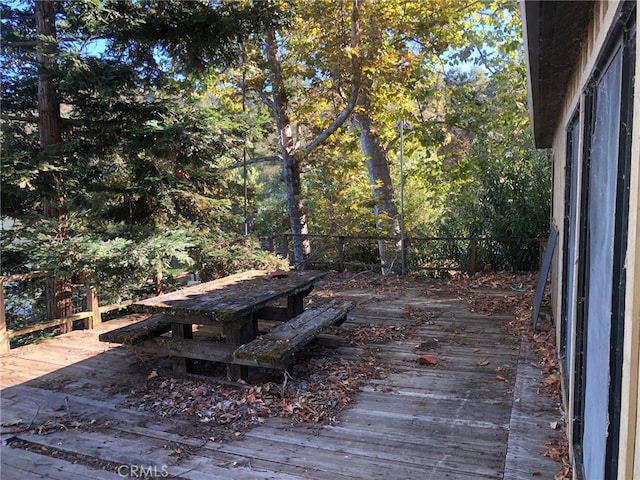 view of deck