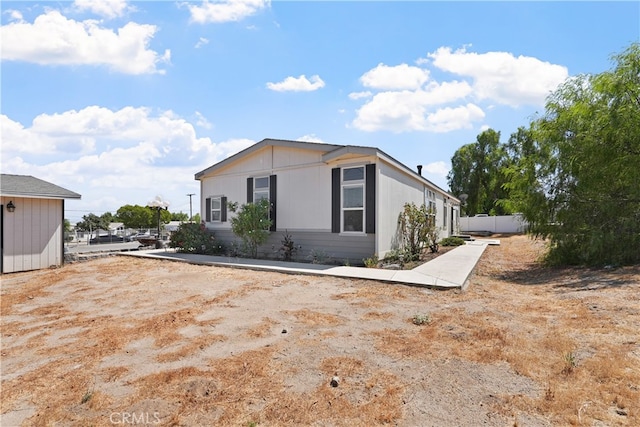 view of side of property