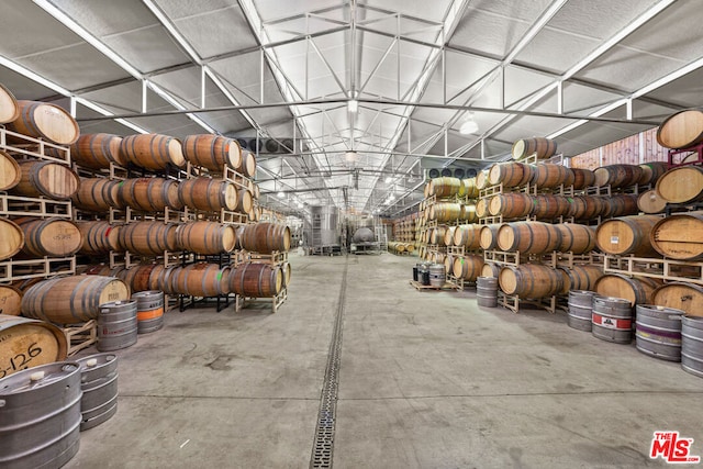 interior space with concrete flooring