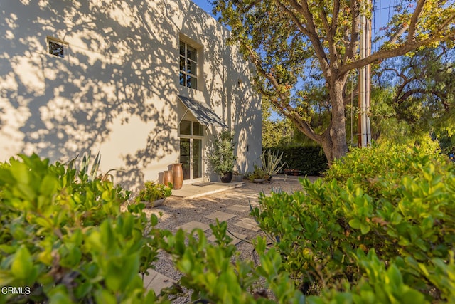 exterior space with a patio area