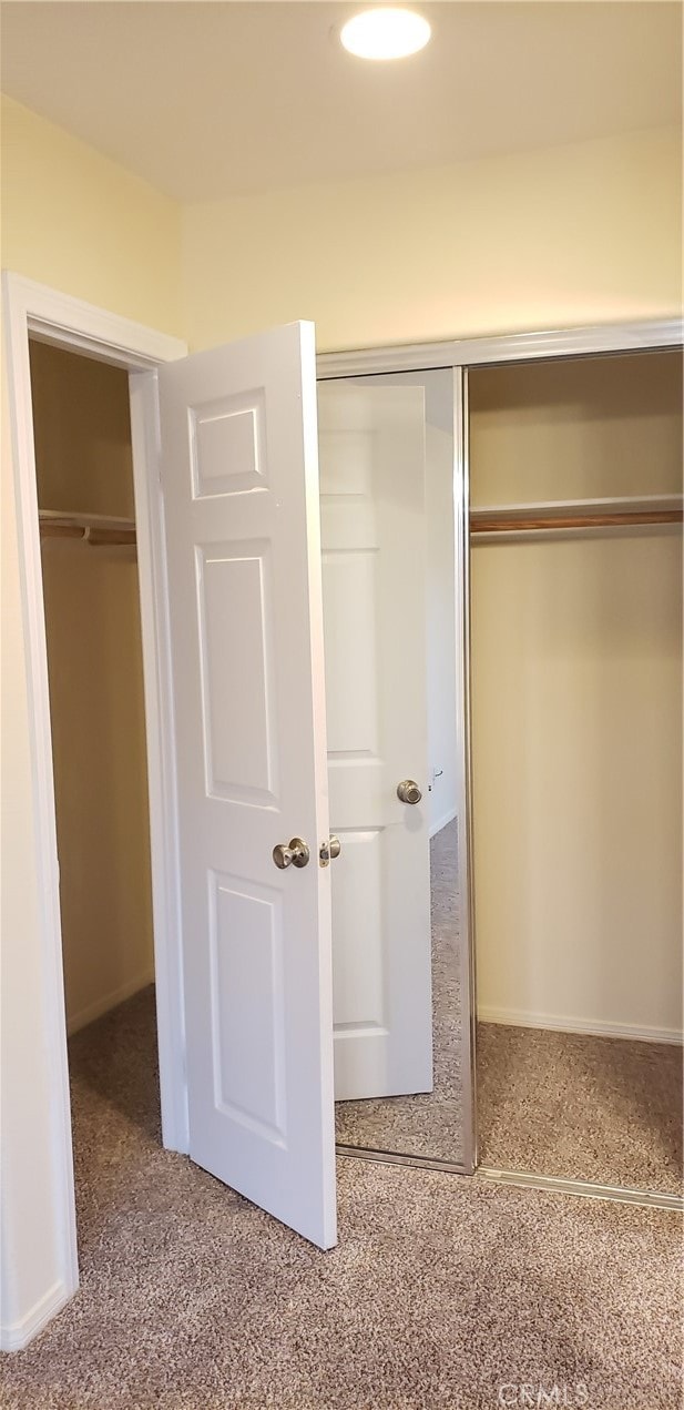 view of closet