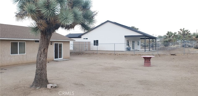 view of home's exterior with a patio