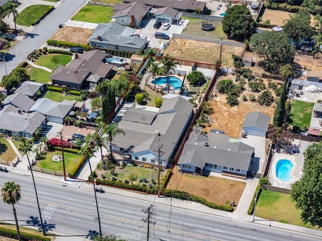 1021 S Lark Ellen Ave, West Covina, CA 91791 - drone / aerial view with a residential view