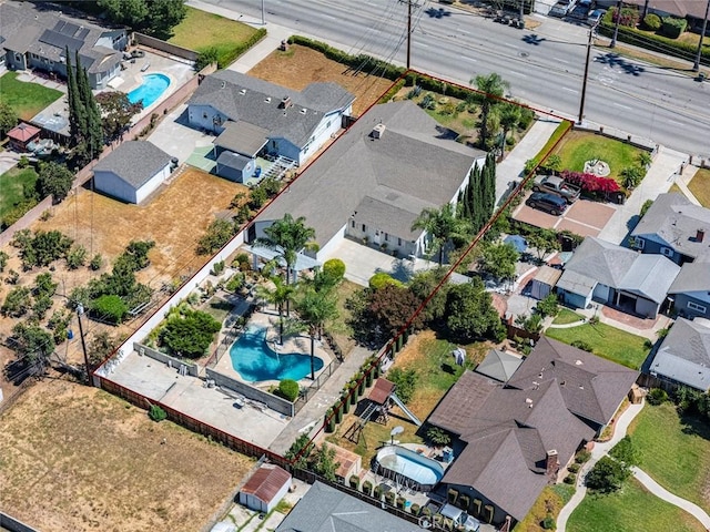 1021 S Lark Ellen Ave, West Covina, CA 91791 - aerial view featuring a residential view