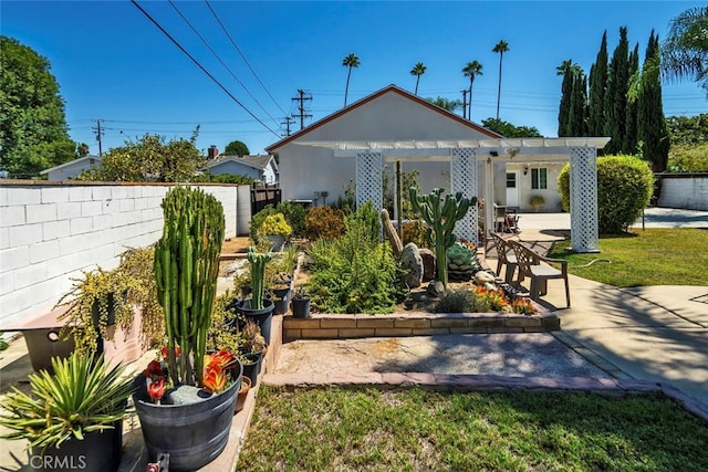 exterior space with a patio area