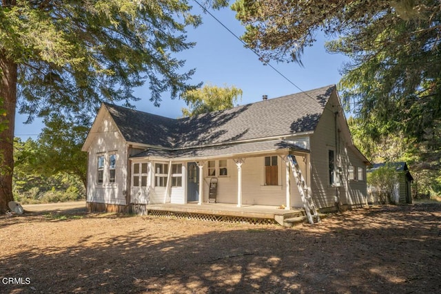 view of rear view of house