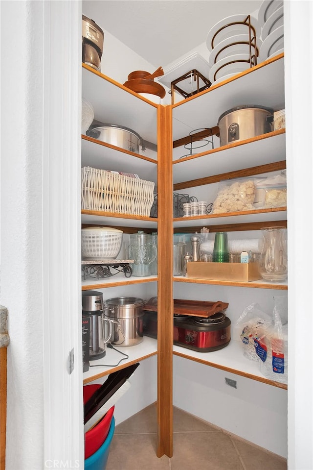 view of pantry