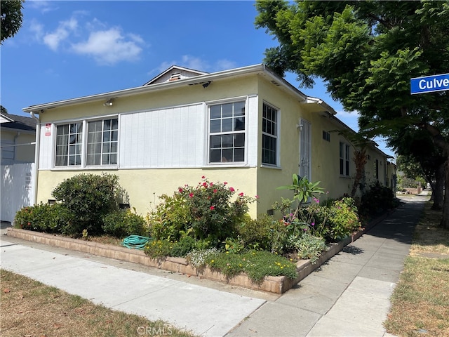 view of side of property