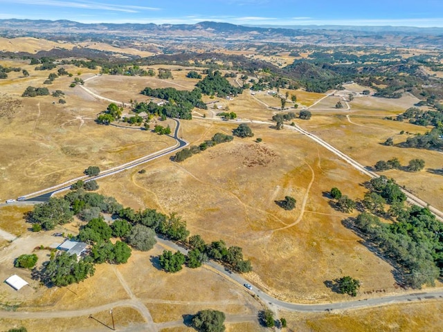 drone / aerial view featuring a rural view