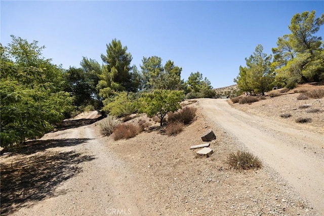 view of road