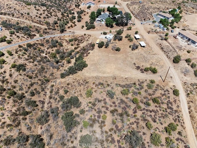 drone / aerial view featuring a rural view