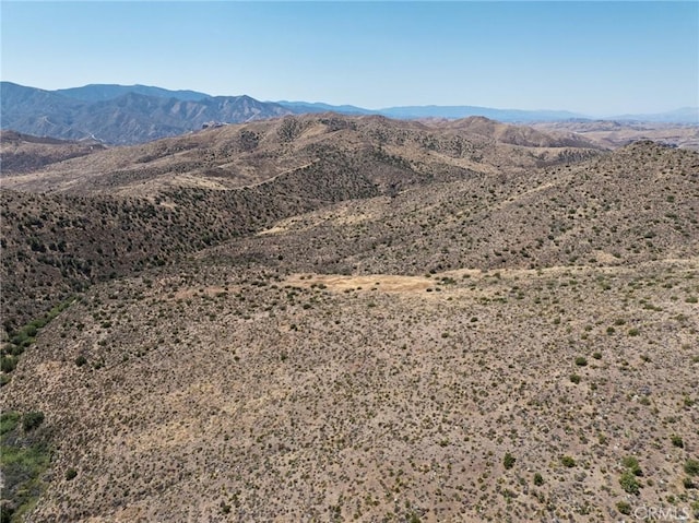 view of mountain feature