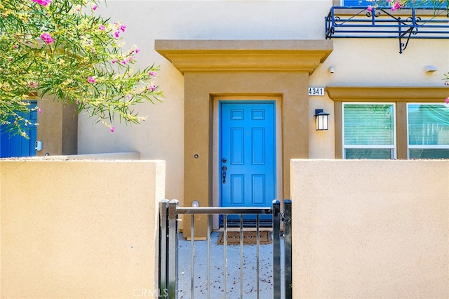 view of entrance to property