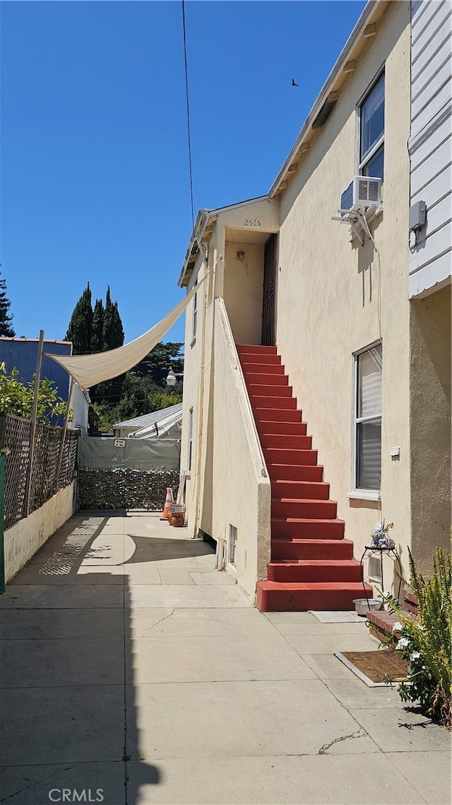 view of patio with cooling unit