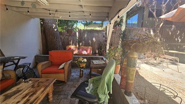 view of patio / terrace with outdoor lounge area