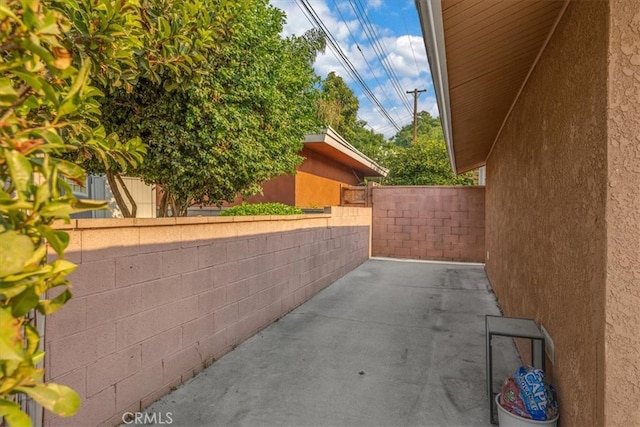 view of home's exterior featuring a patio