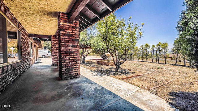 view of patio