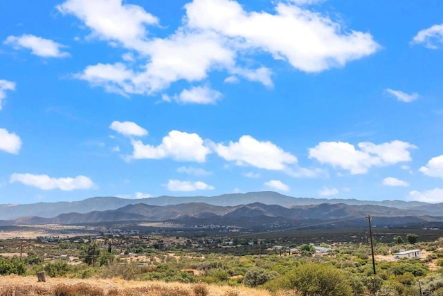 view of mountain feature